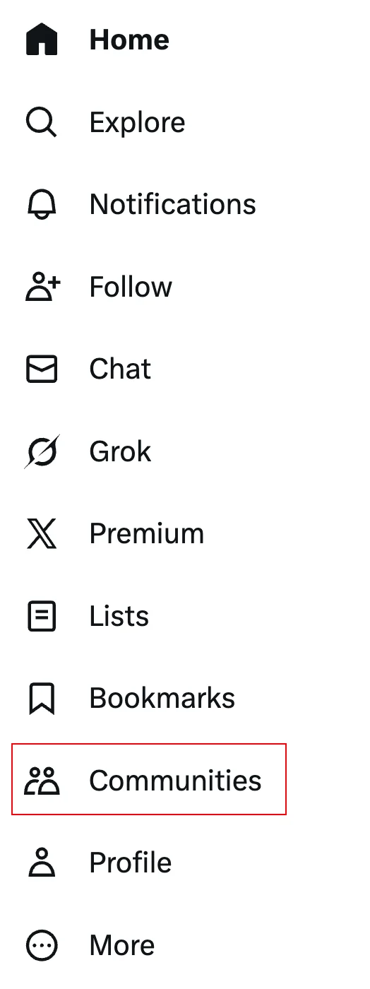 Hide Communities Tab