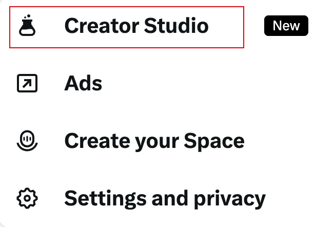 Hide Creator Studio Tab